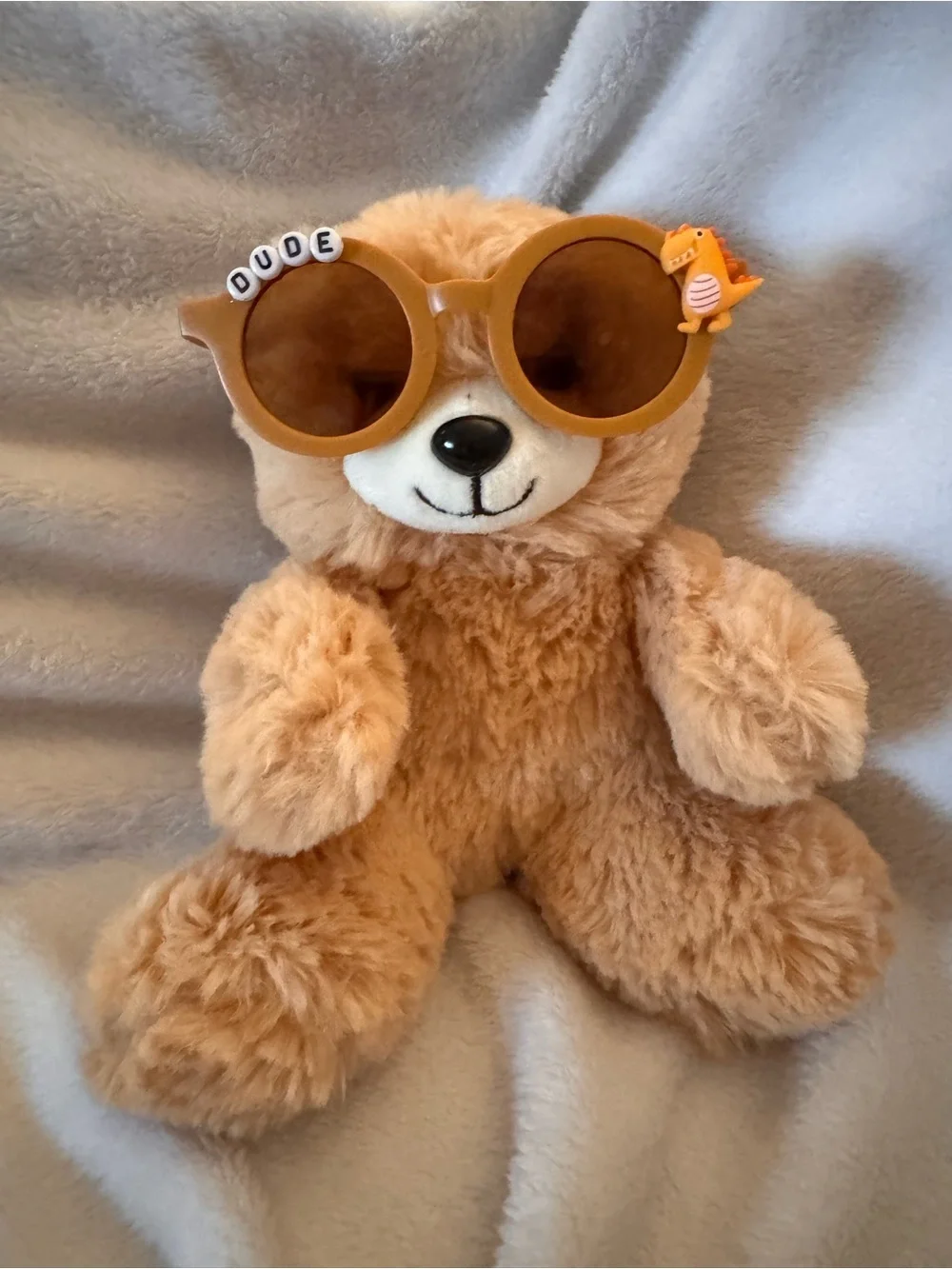 Gold Circle Shaped Boy’s Sunglasses